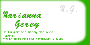 marianna gerey business card